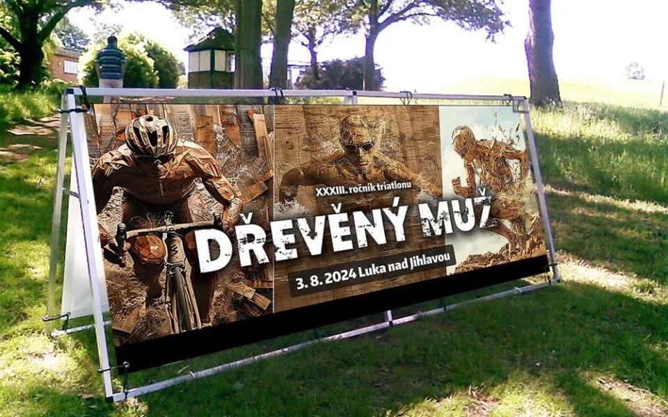 V Lukách nad Jihlavou se v sobotu opět uskuteční triatlon Dřevěný muž, do dnešního dne je nižší startovné. Foto: se souhlasem Milana Turny