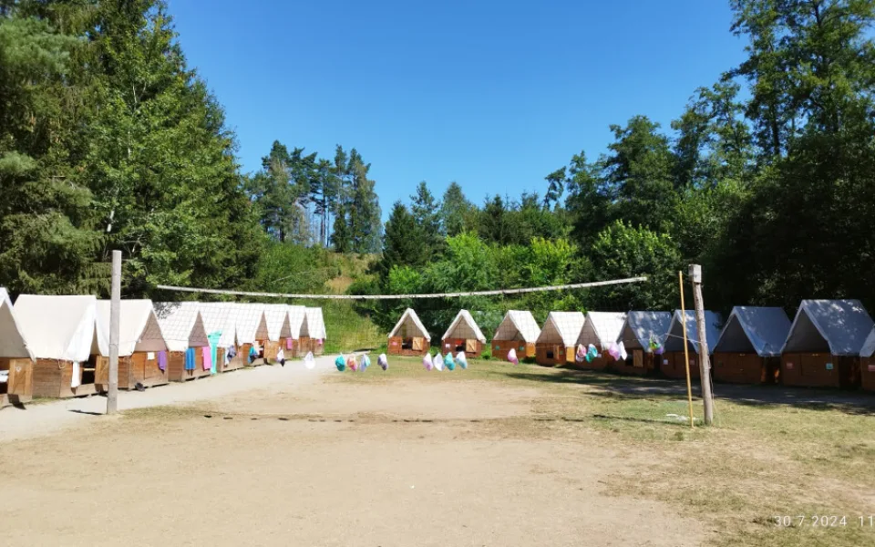 Letní tábor na Žďársku. Foto: se souhlasem Krajské hygienické stanice kraje Vysočina