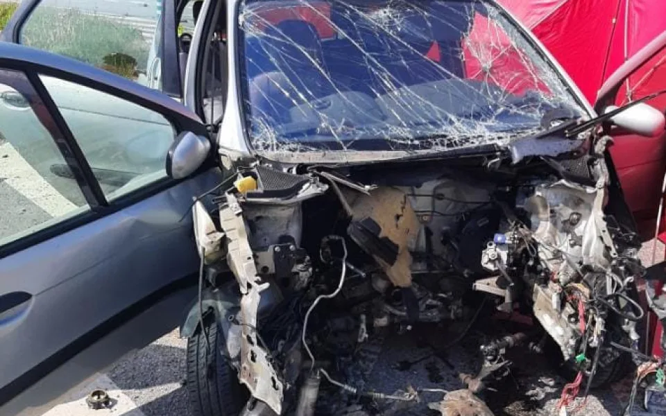 Nehoda na Třebíčsku měla tragické následky, zemřela řidička jednoho z aut. Foto: se souhlasem Policie ČR