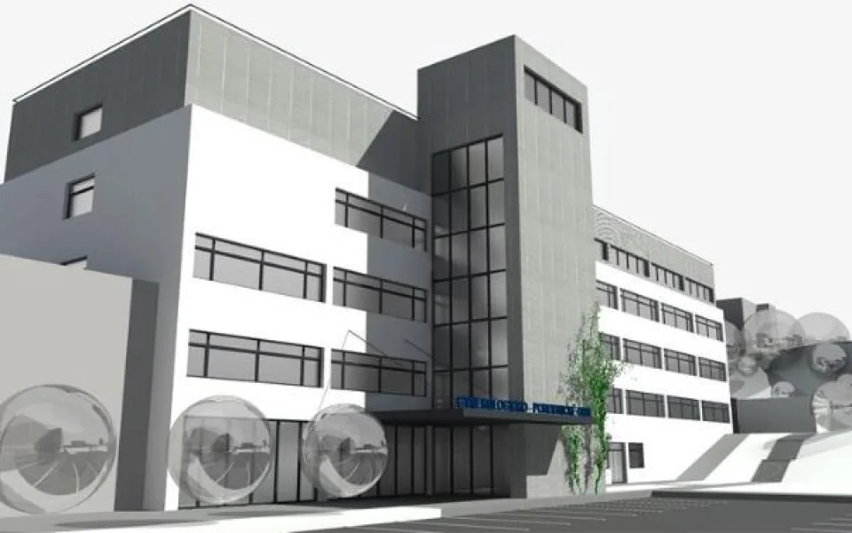 Vizualizace nového pavilonu. Foto: se svolením Nemocnice Nové Město na Moravě