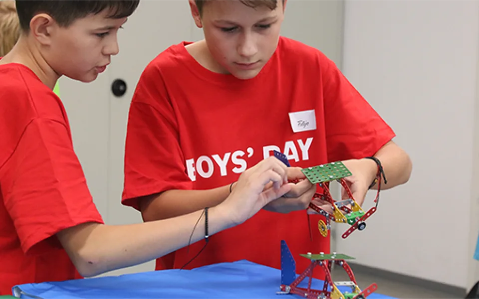 Záběry z průběhu Boys ´Day ze dne 19. září 2024. Foto Bosch