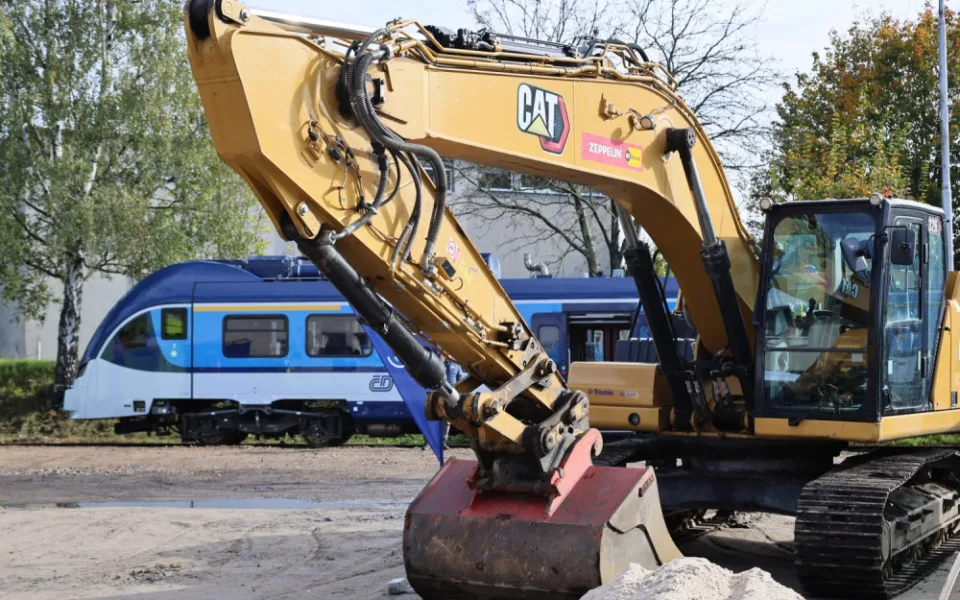 V Havlíčkově Brodě začaly dráhy stavět opravárenskou halu vlaků za 235 milionů korun. Foto: se svolením Českých drah