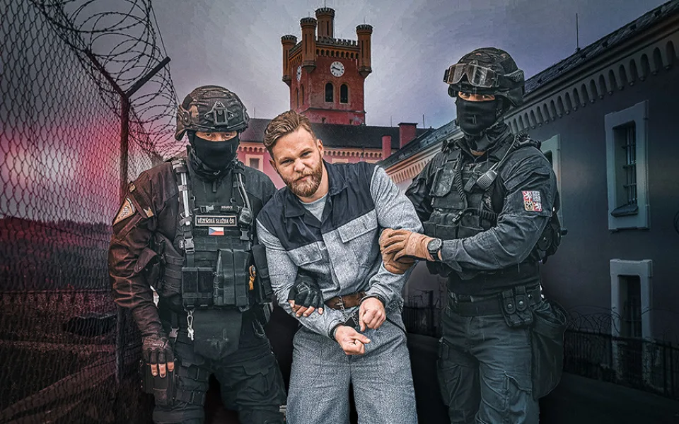 YouTuber a voják Ondřej Havlíček se nechal při natáčení videa zavřít do věznice Mírov