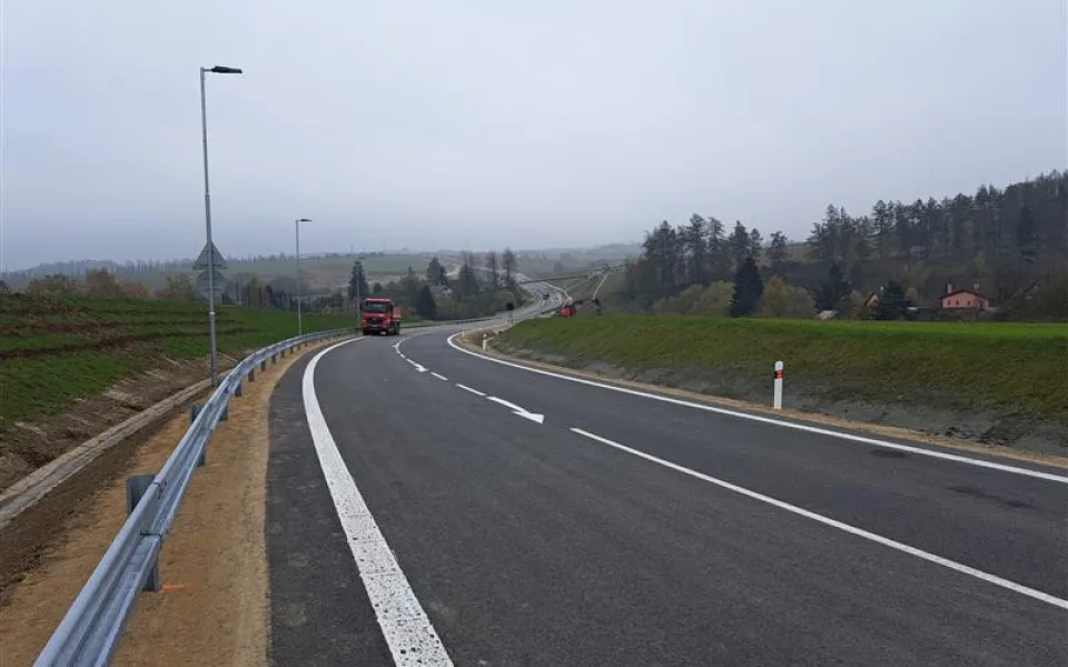 Jihovýchodní obchvat Jihlavy. Foto: Se svolením Kraje Vysočina