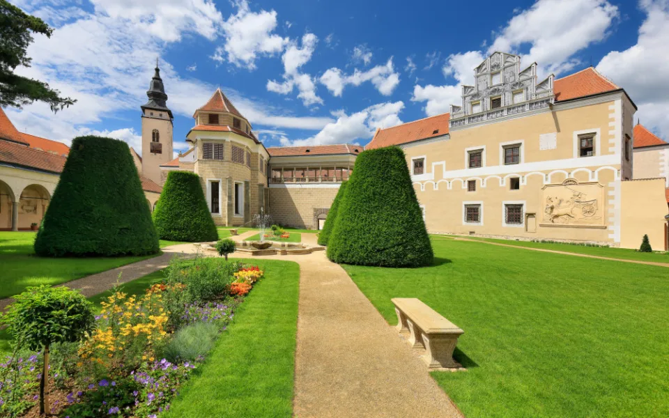 Zámecká zahrada v Telči. Foto: zamek-telc.cz