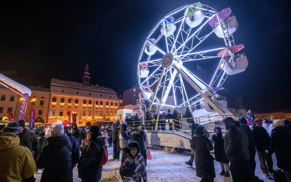 Vánoce v Jihlavě budou největší v historii, městem bude jezdit vánoční vláček. Foto: Se svolením Brány Jihlavy