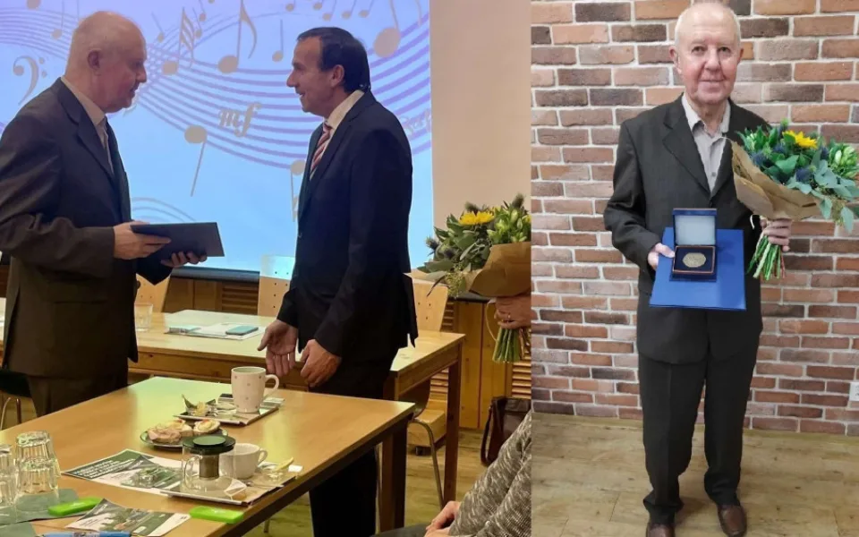 Emeritní primář interního oddělení Vladimír Drápalík se stal novým rytířem lékařského stavu