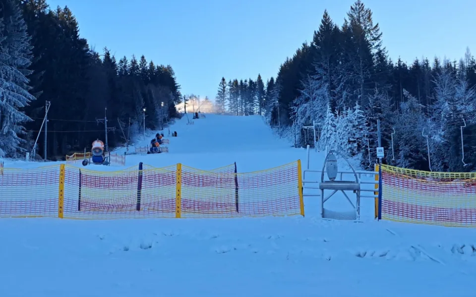 Skiareál Čeřínek.