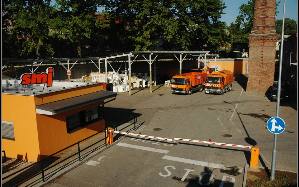 Sběrný dvůr v areálu SMJ. Foto: Se svolením Služeb města Jihlavy