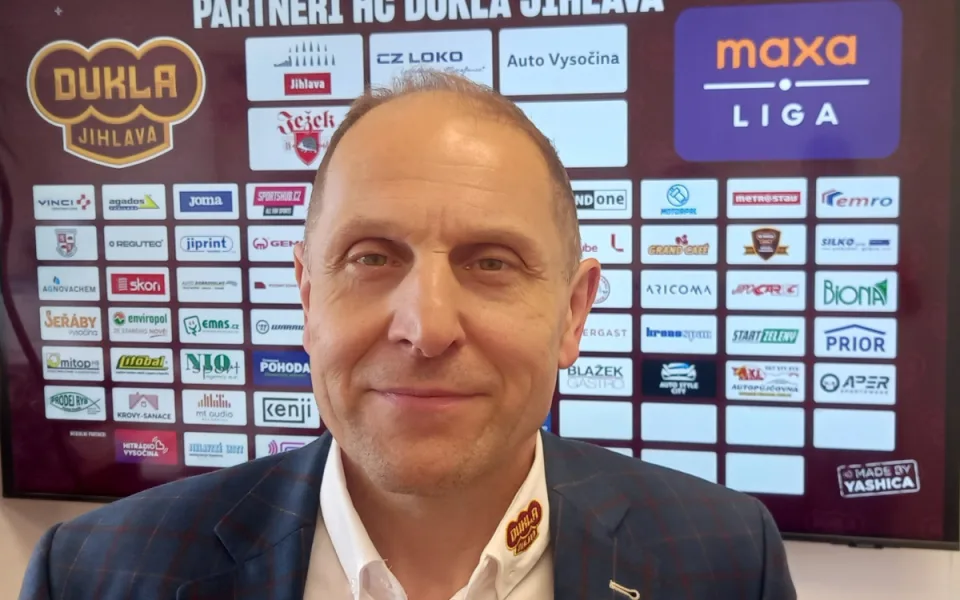 Jednatel HC Dukla Jihlava Bedřich Ščerban.