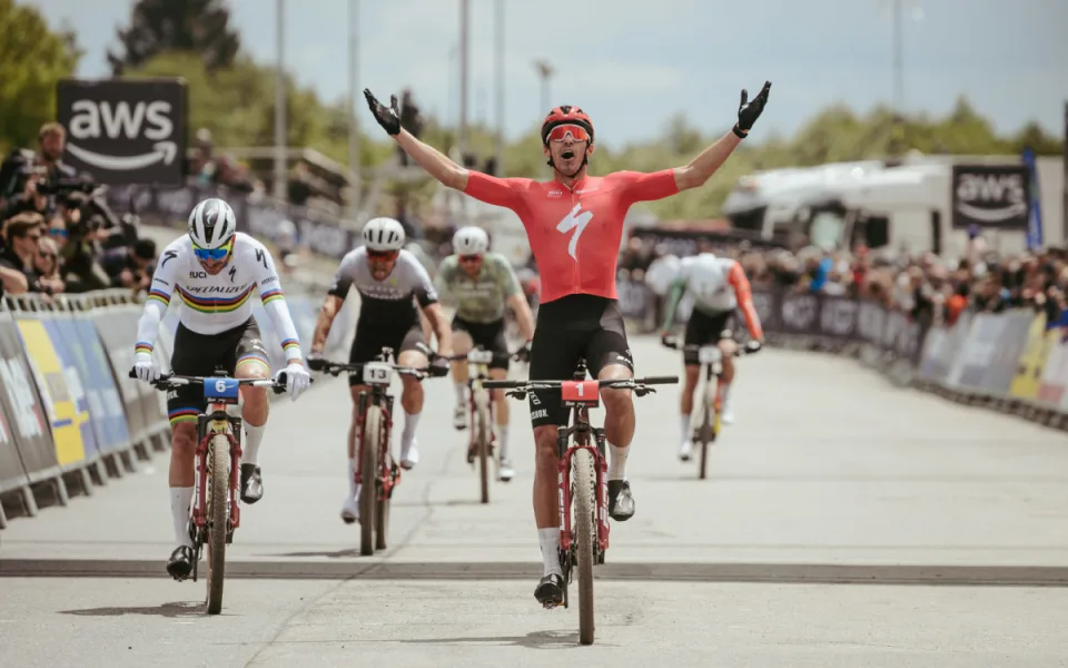 Cink dojel při domácím závodě horských kol šestnáctý, vyhrál Američan Blevins. Foto: www.mtbnmnm.com
