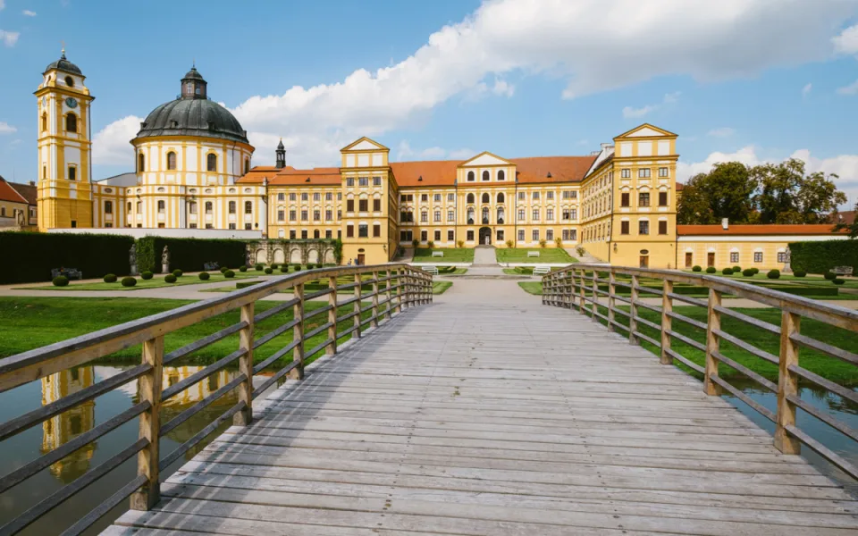 Zámecký areál v Jaroměřicích nad Rokytnou je největší barokní stavbou na Vysočině