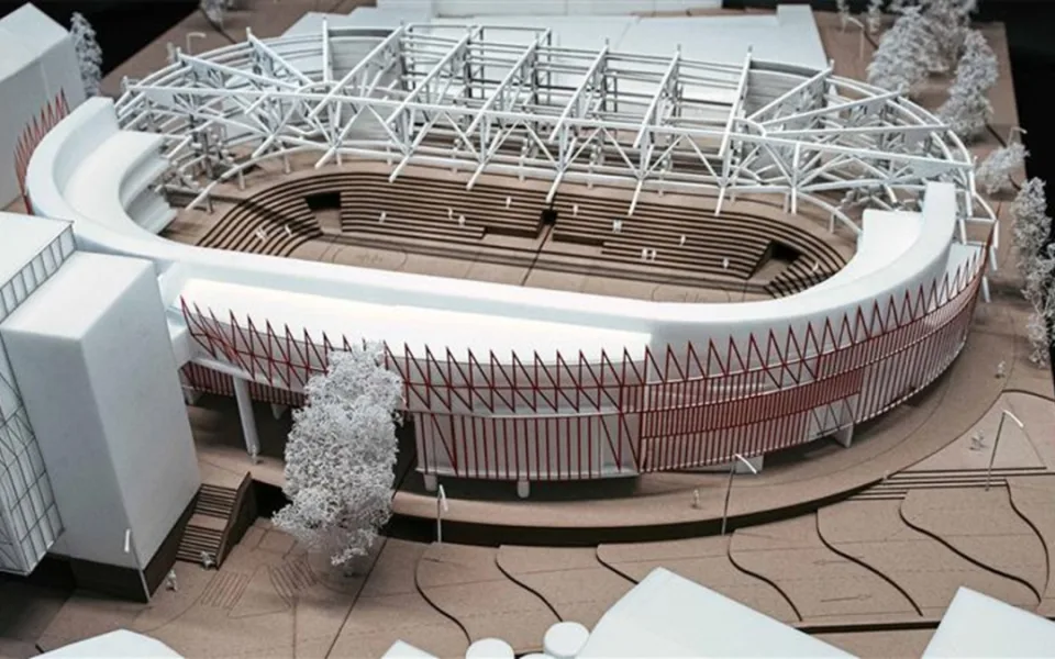 3D model Horácké multifunkční arény. Foto: Se svolením Města Jihlava