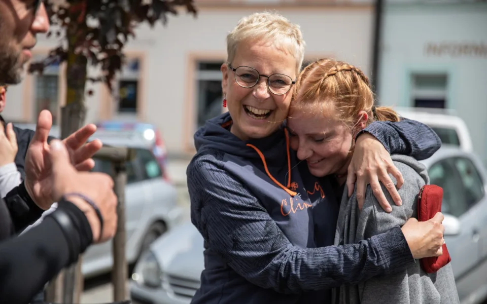 Zleva: Zorka s dcerou Veronikou