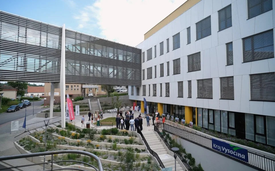 Pavilon Péče o rodinu v Nemocnici Pelhřimov. Foto: Se svolením Nemocnice Pelhřimov