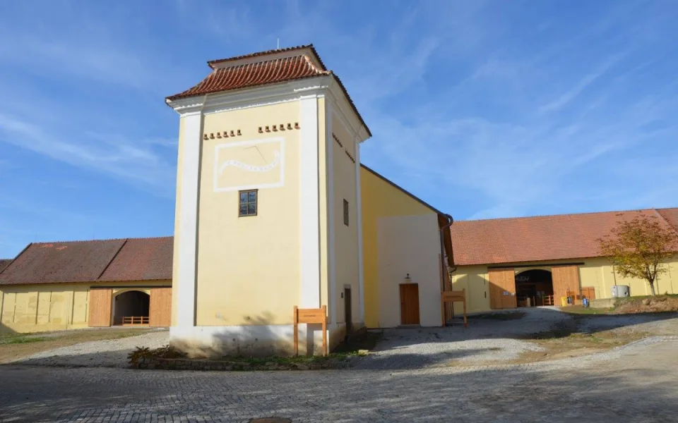Barokní holubník v Panském dvoře Telč. Foto: Se svolením Panského dvora Telč
