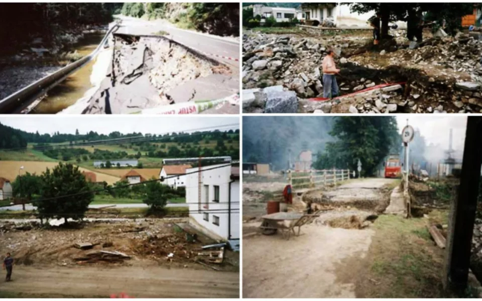 Povodně v roce 2002 se nevyhnuly ani Vysočině. Říčka vyplavila tělo utopené ženy