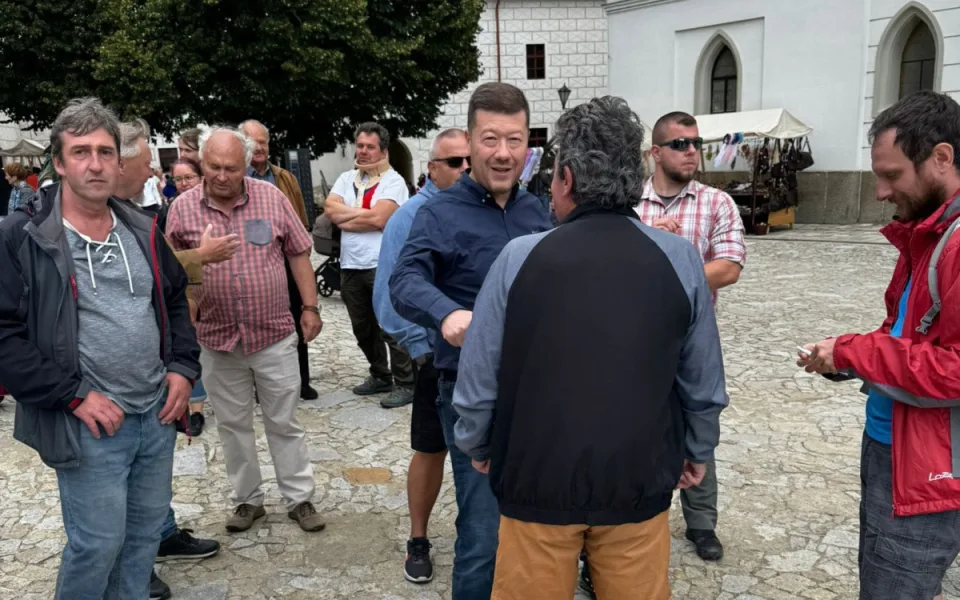 Tomio Okamura zneužil městskou akci, říká radnice. Jel jsem kolem, hájil se politik. Foto: Se svolením Města Třebíč