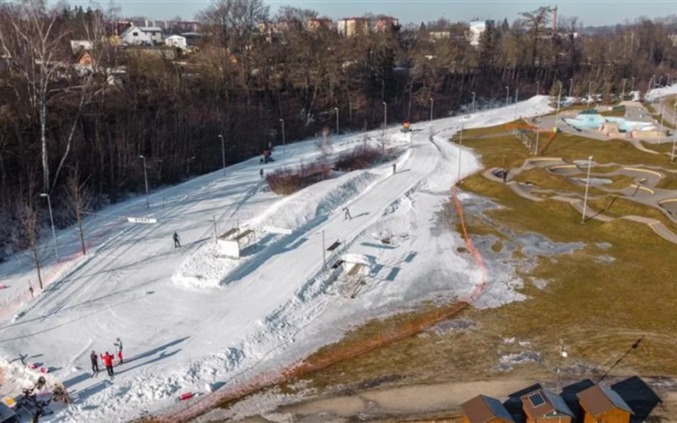 Jihlava dál počítá se zasněžováním běžkařské trati, zlepší tam rozvod elektřiny. Foto: Se svolením města Jihlava