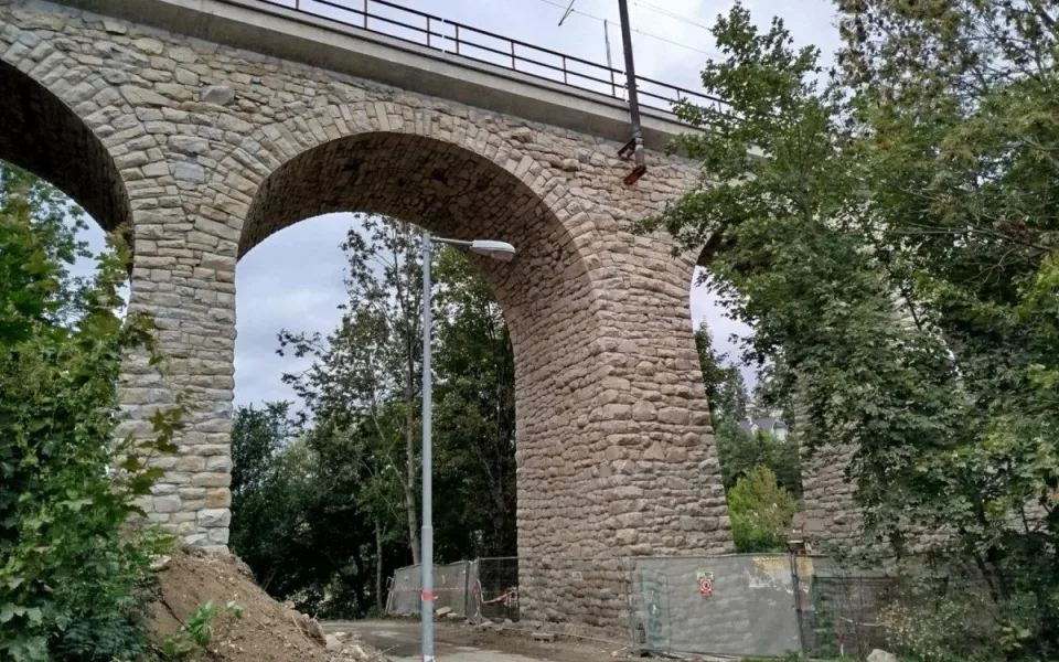 Oprava železničního viaduktu míří do finále, Jihlavané novou podobu chválí