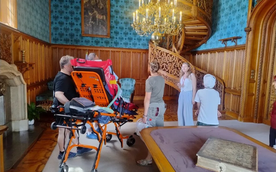 Natálie komunikuje jen pomocí počítače. Má za sebou vysněný výlet na jižní Moravu