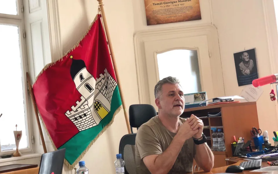 Starosta Větrného Jeníkova Tomáš Helar