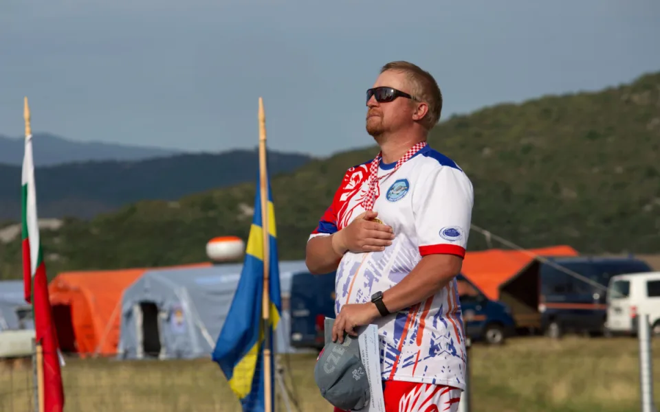 Karel Kobliha na letošním MS, které se konalo v Chorvatsku