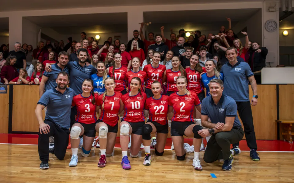 VIDEO: Český pohár ve volejbalu v Jihlavě proti extraligové Ostravě viděla plná hala. Foto: Marcela Svobodová