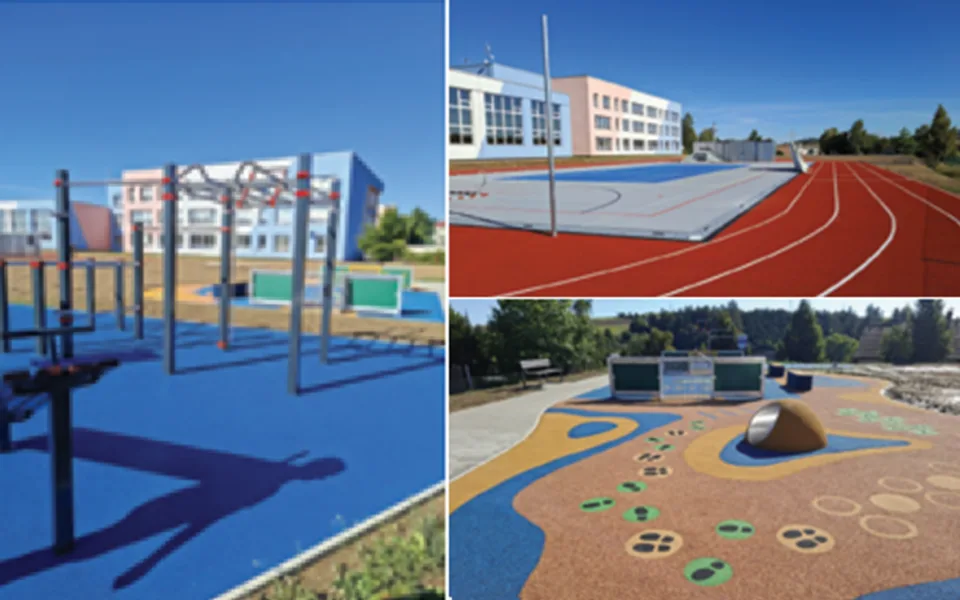 Brtnice postavila sportoviště za 21 milionů, zimní provoz umožní nafukovací hala. Foto: Se svolením města Brtnice