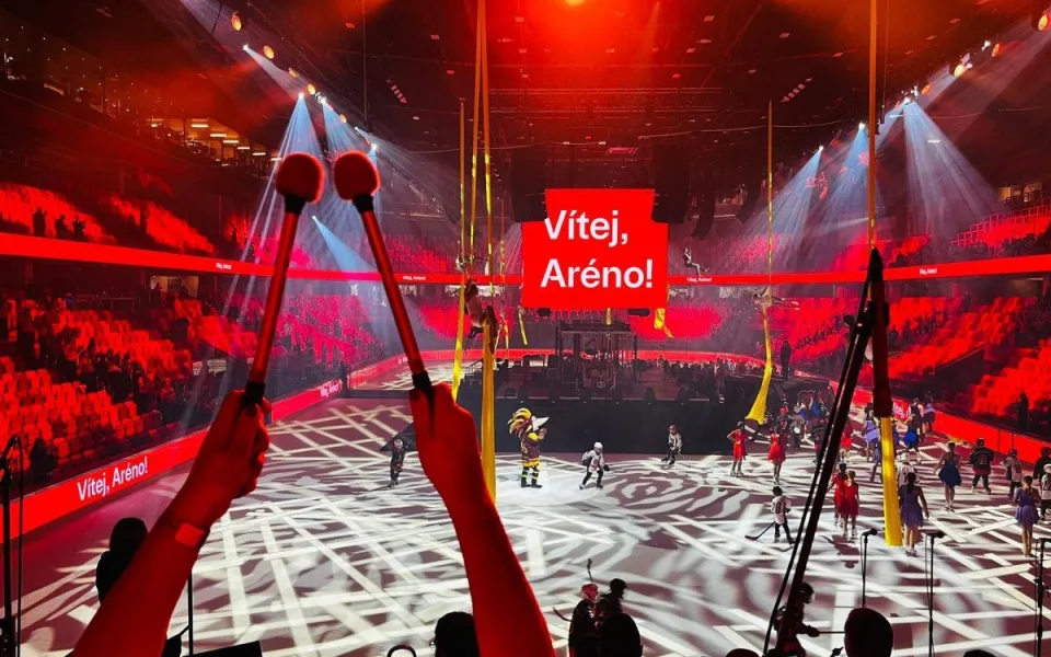 FOTO: Velkolepá show se líbila. Vítej, Aréno očima čtenářů Jihlavské Drbny. Foto: Lenka Neufingerová