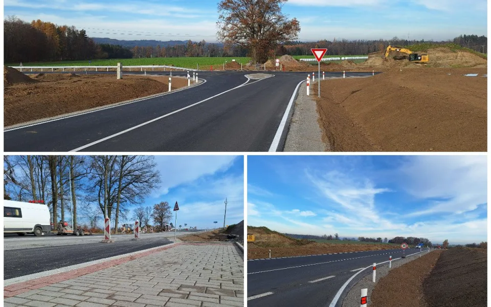Na Havlíčkobrodsku je průjezdná přestavěná křižovatka u Květinova