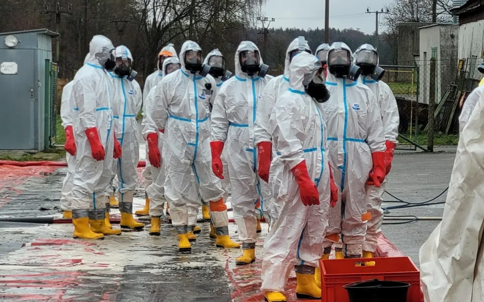 Na Vysočině se objevila ptačí chřipka. Hasiči a vězni zlikvidovali 35 tisíc slepic. Foto: Se svolením HZS Kraje Vysočina