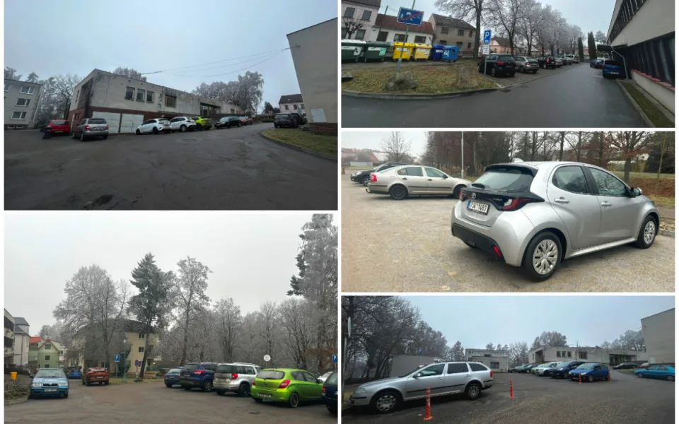PŘEHLED: Třešť letos bude řešit problémy s parkováním. Kde vzniknou nová stání?