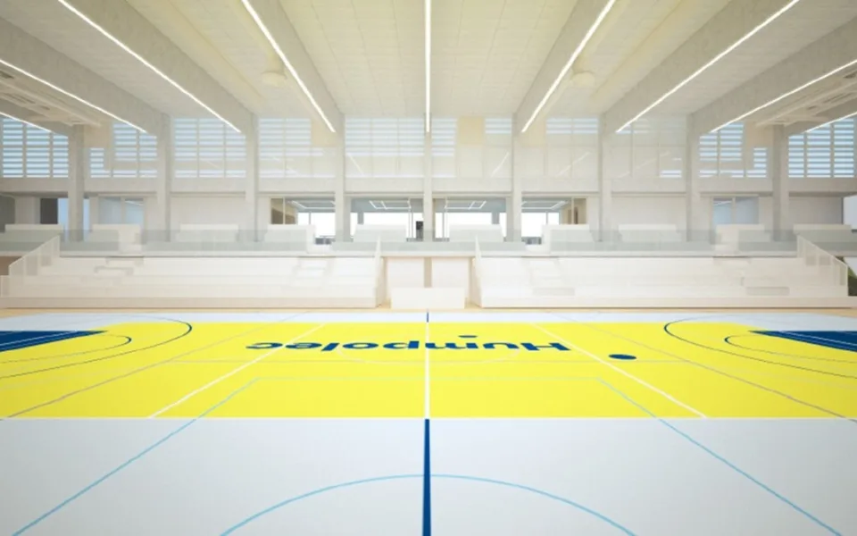 Vizualizace nové sportovní haly. Foto: Se svolením Města Humpolec (vizualizace)