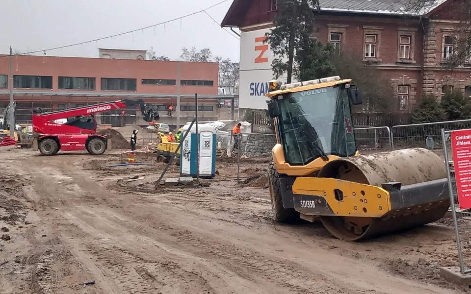 Jihlava letos dokončí dopravní terminál a začne opravovat Masarykovo náměstí