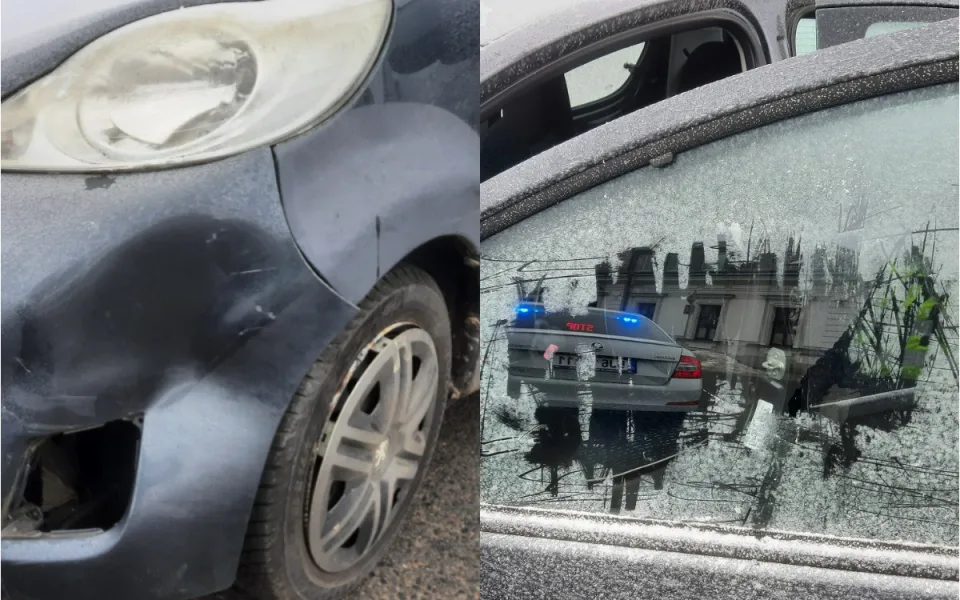 Osmdesátiletá žena v Humpolci řídila bez brýlí. S neoškrábaným autem jela vlevo