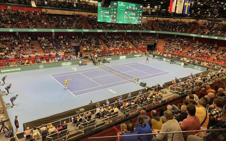 Úspěšný Davis Cup: Tenisté ve vyprodané Horácké aréně porazili Švédsko 3:1