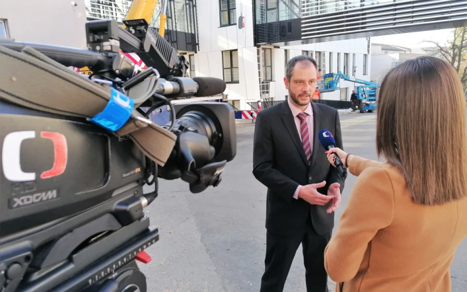 Michal Kozár už pelhřimovskou nemocnici vedl, snímek je z roku 2022. Foto: Se svolením Nemocnice Pelhřimov