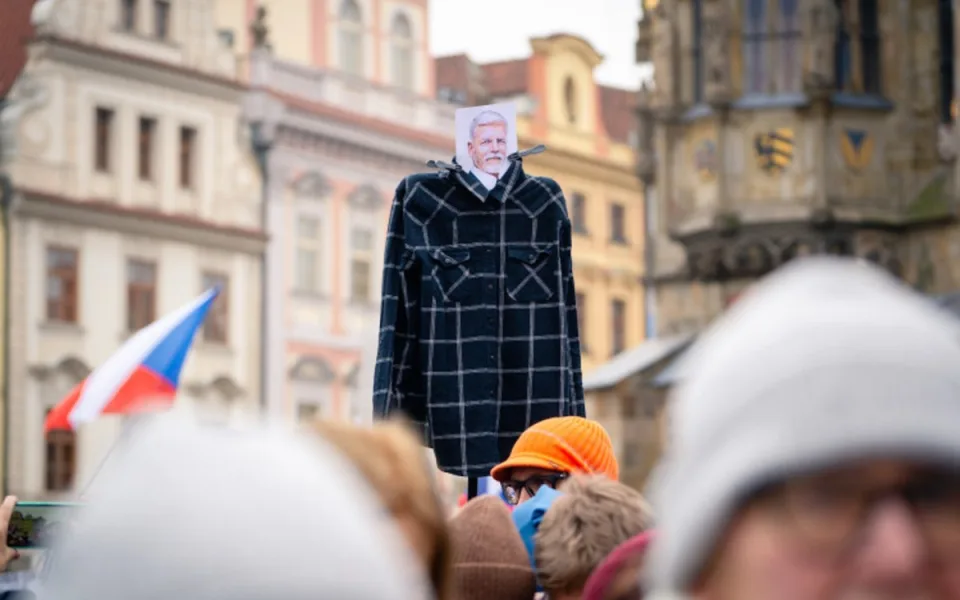 Ilustrační foto, demonstrace z Prahy