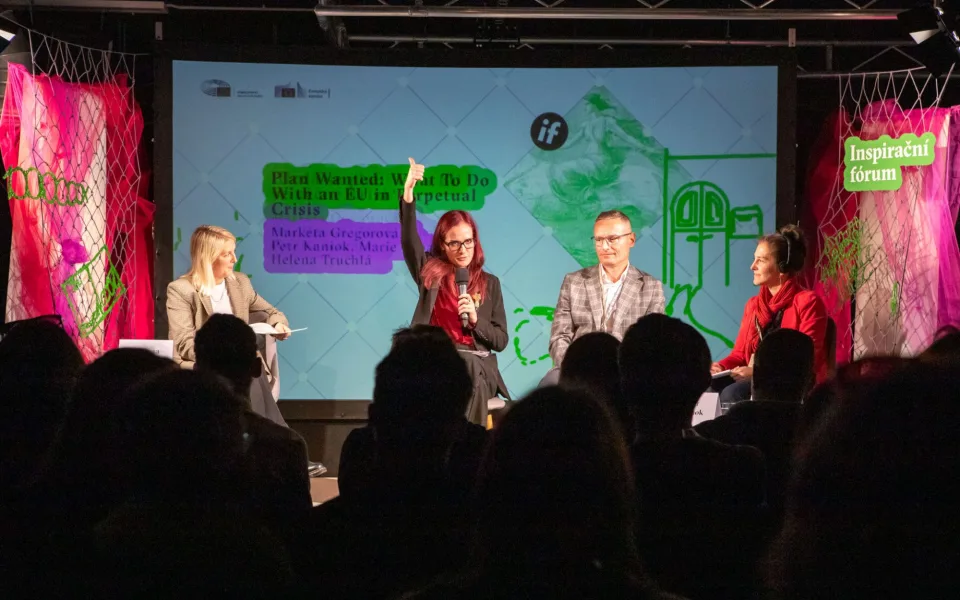 Inspirační fórum MFDF Ji.hlava. Foto: Z facebooku MFDF Ji.hlava, Antonín Chloupek