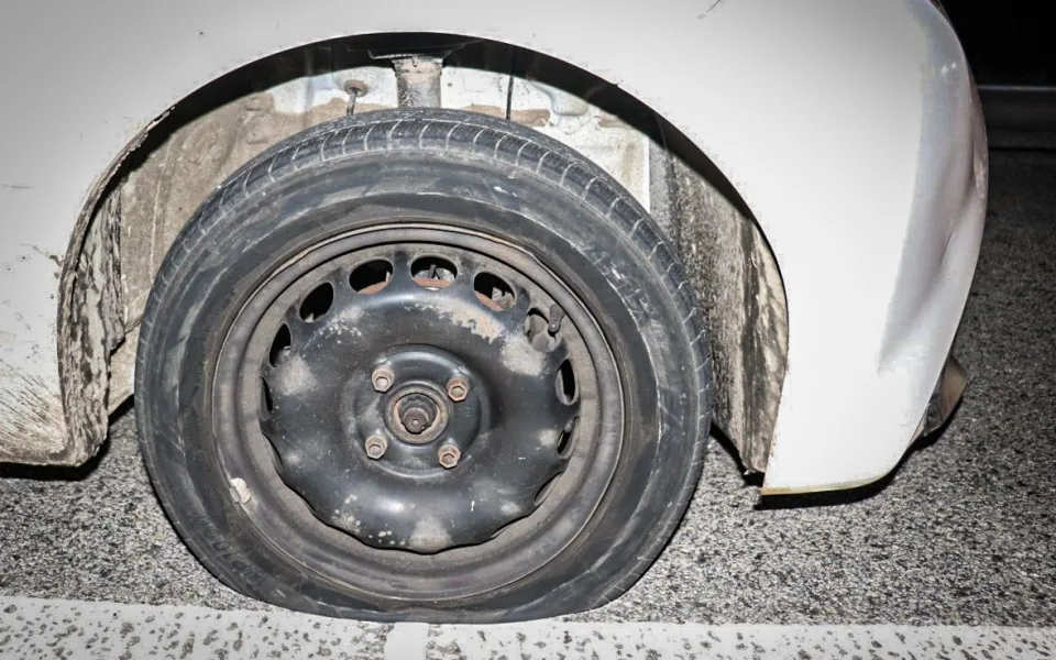 Použití zastavovacího pásu. Foto: Se svolením Policie ČR