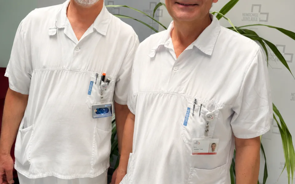 Zleva: MUDr. Michal Policar, MUDr. Jaroslav Točík