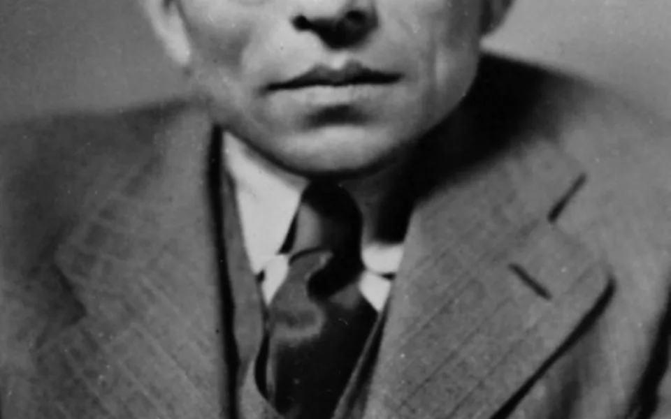 Jan Zahradníček, fotografie z konce 40. let, zdroj: nedelnichvilkapoezie.cz