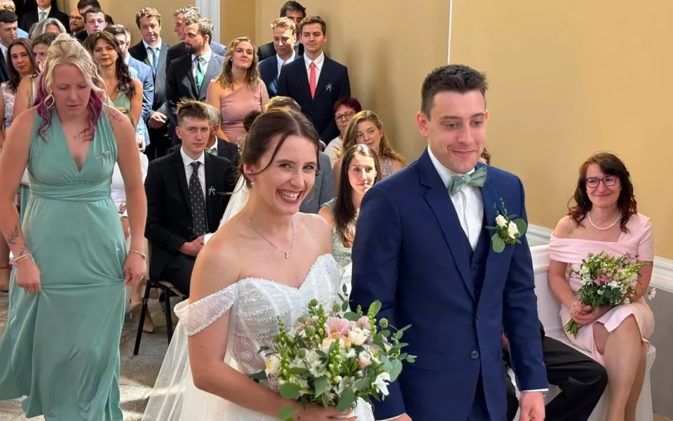 FOTO: Už je Medová. Pelhřimovská olympionička vstoupila do manželství