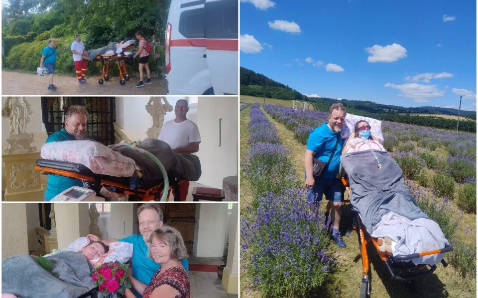 Pacientka z Nového Města je odkázaná na přístroje. I tak se jí splnilo velké přání